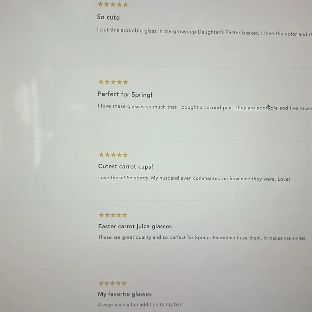 Anthropologie Confetti Icon Juice Glass Bunny Rabbit Easter Spring NWT - Picture 8 of 8